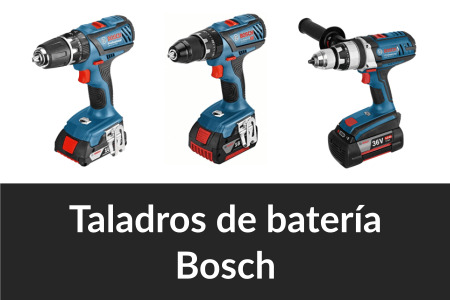 Taladros sin cable Bosch de batería