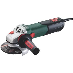 radial Metabo 125 profesional con motor potente y cabezal para zurdos